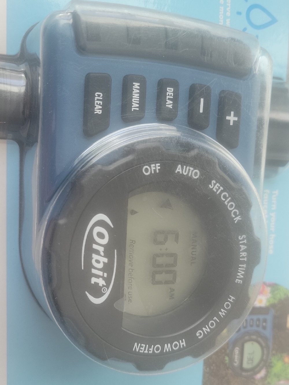 Blue Digital Faucet Timer - Programmable Watering Controller - Picture 6 of 6